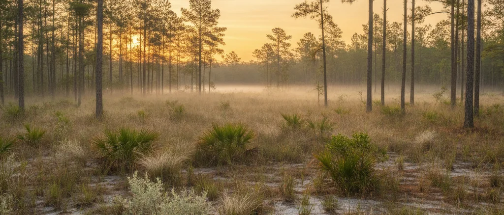 Raw land landscape in Florida